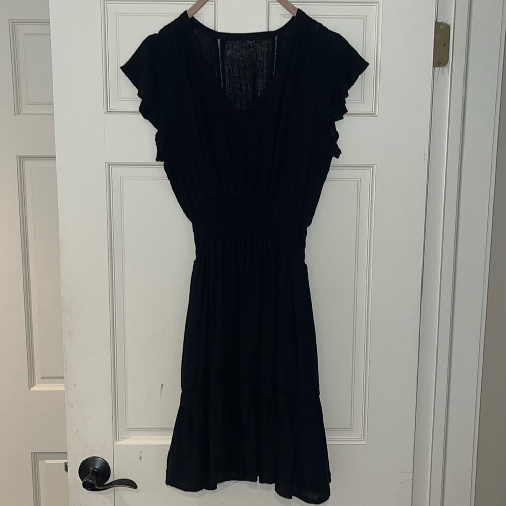 Rails Tara Black Lace Detail Dress